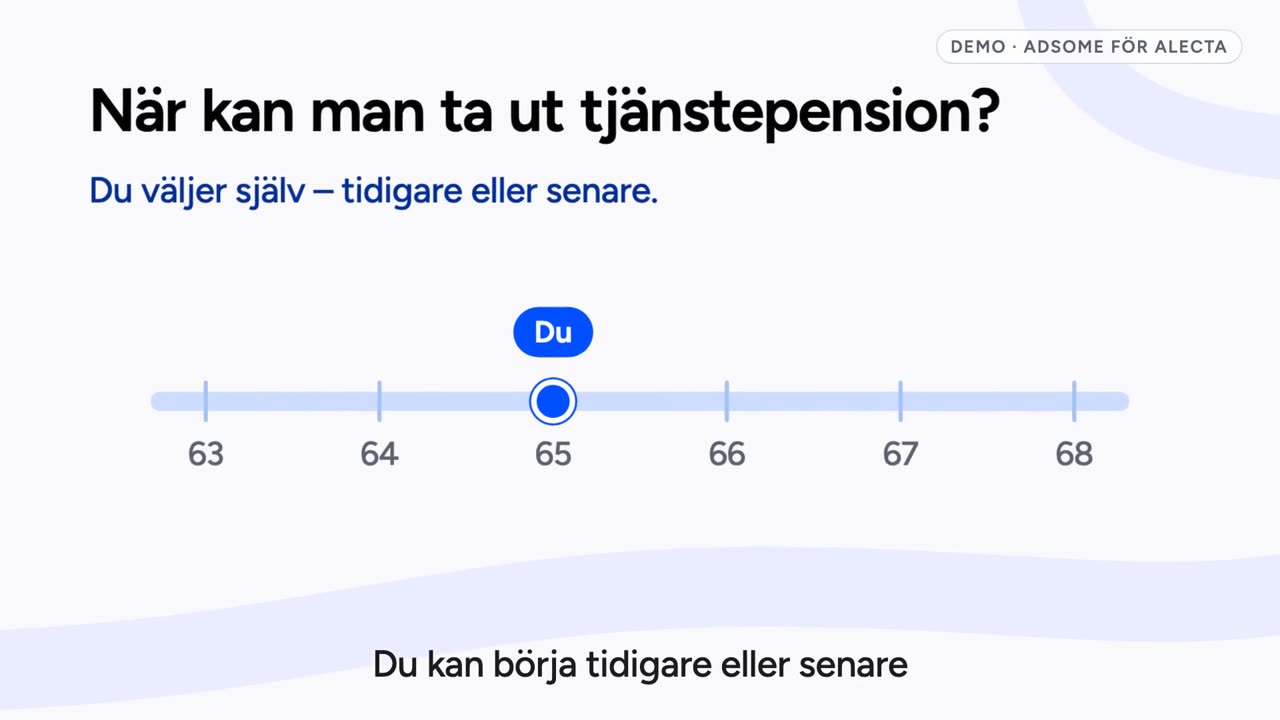 Bild ur filmen När kan man ta ut tjänstepension?